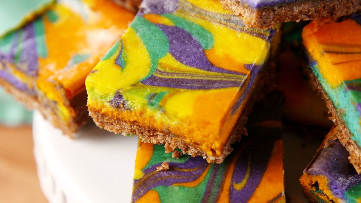 Video player poster image preview for These Tie Dye Cheesecake Bars Taste Even Better Than They Look!