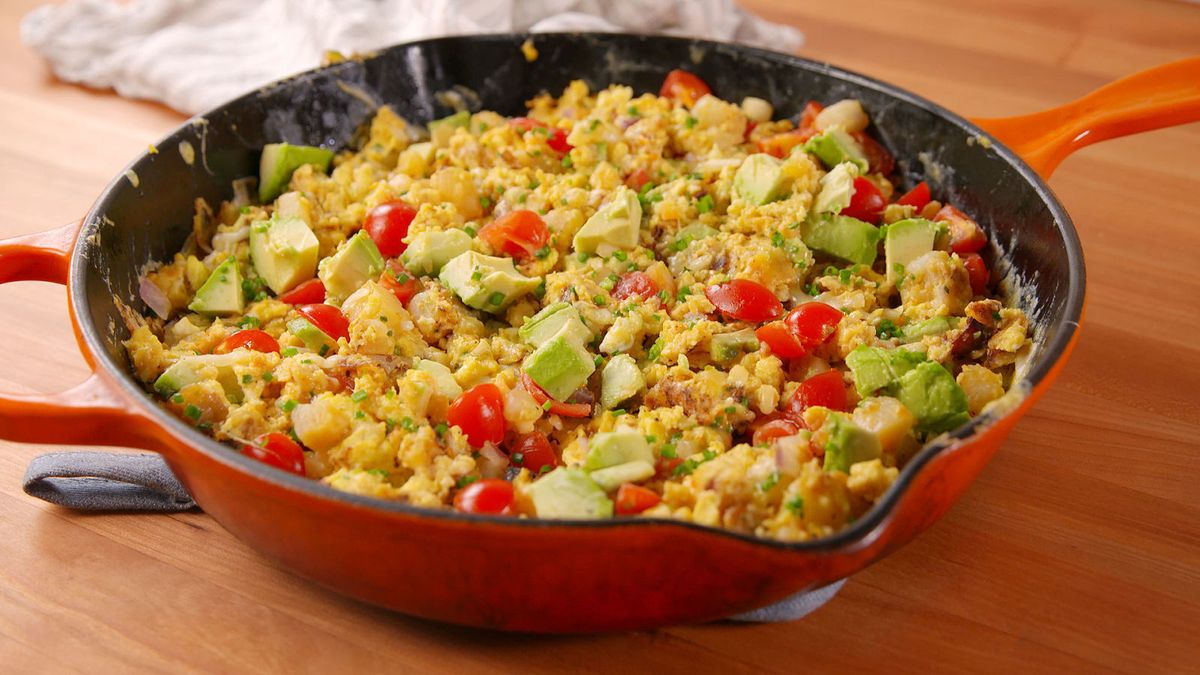 Egg Skillet with Avocado and Tomatoes (Video) – Kalyn's Kitchen