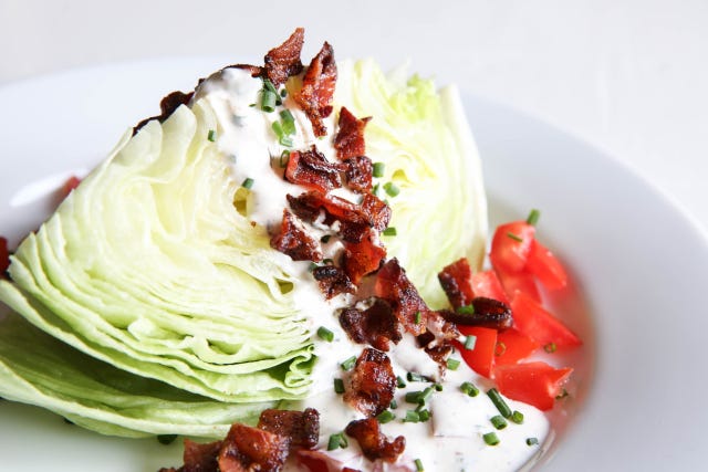 BLT Wedge Salad Horizontal BLT Wedge Salad Horizontal