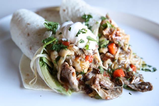 Cheesesteak Burrito Horizontal