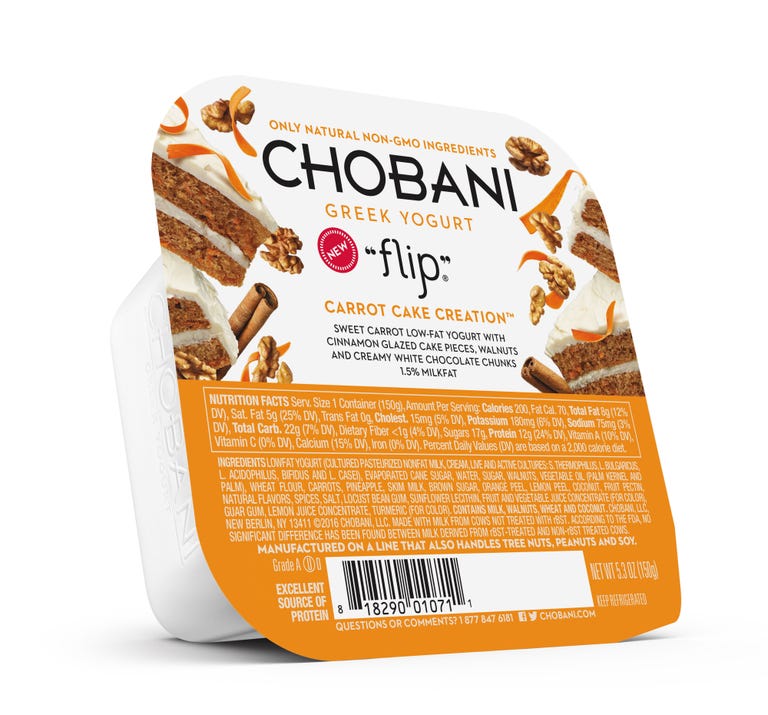 Chobani Flip Carrot Cake Chobani Flip Carrot Cake
