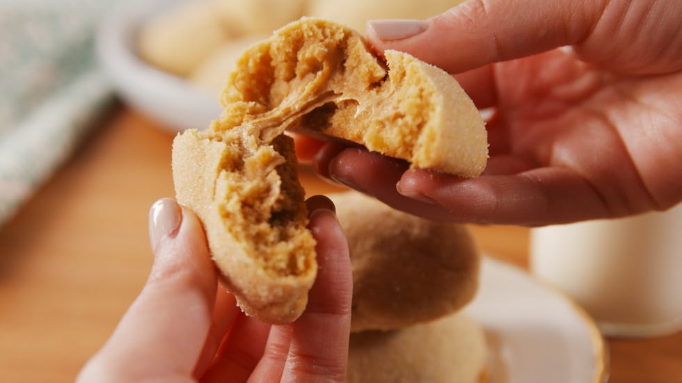 peanut butter stuffed cookies horizontal