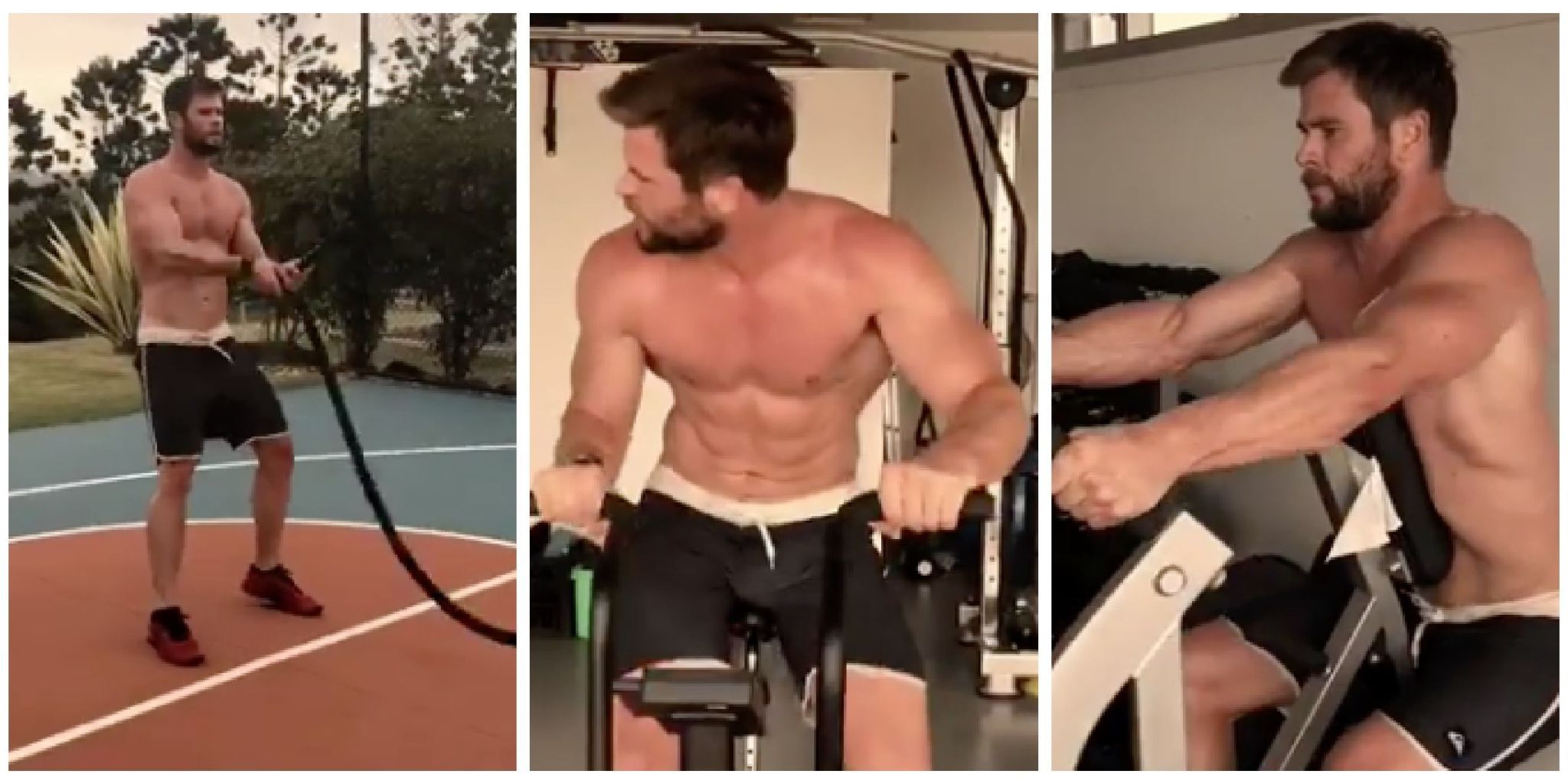 Chris hemsworth six pack workout hot sale