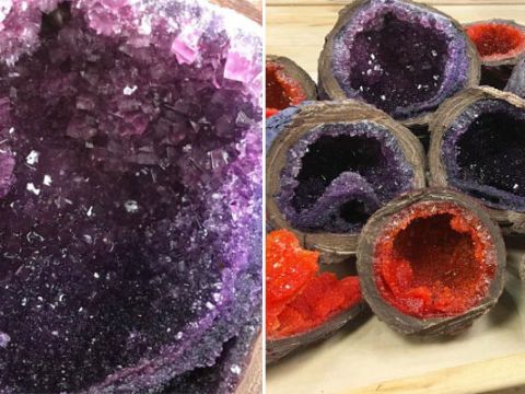 Geode cake | Rock cake, Geode cake, Gem cake