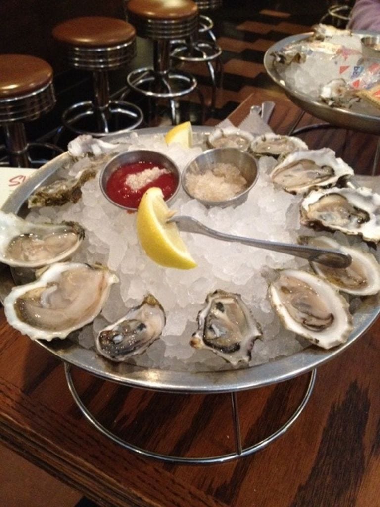 Oyster, Food, Clam, Seafood, Dish, Bivalve, Brunch, Cuisine, Oysters rockefeller, Meal, 
