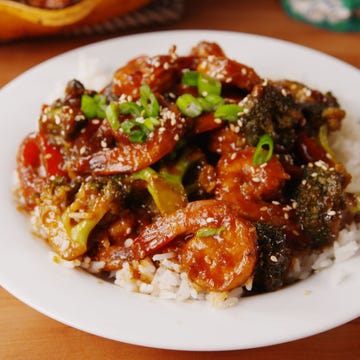 Mongolian Shrimp and Broccoli