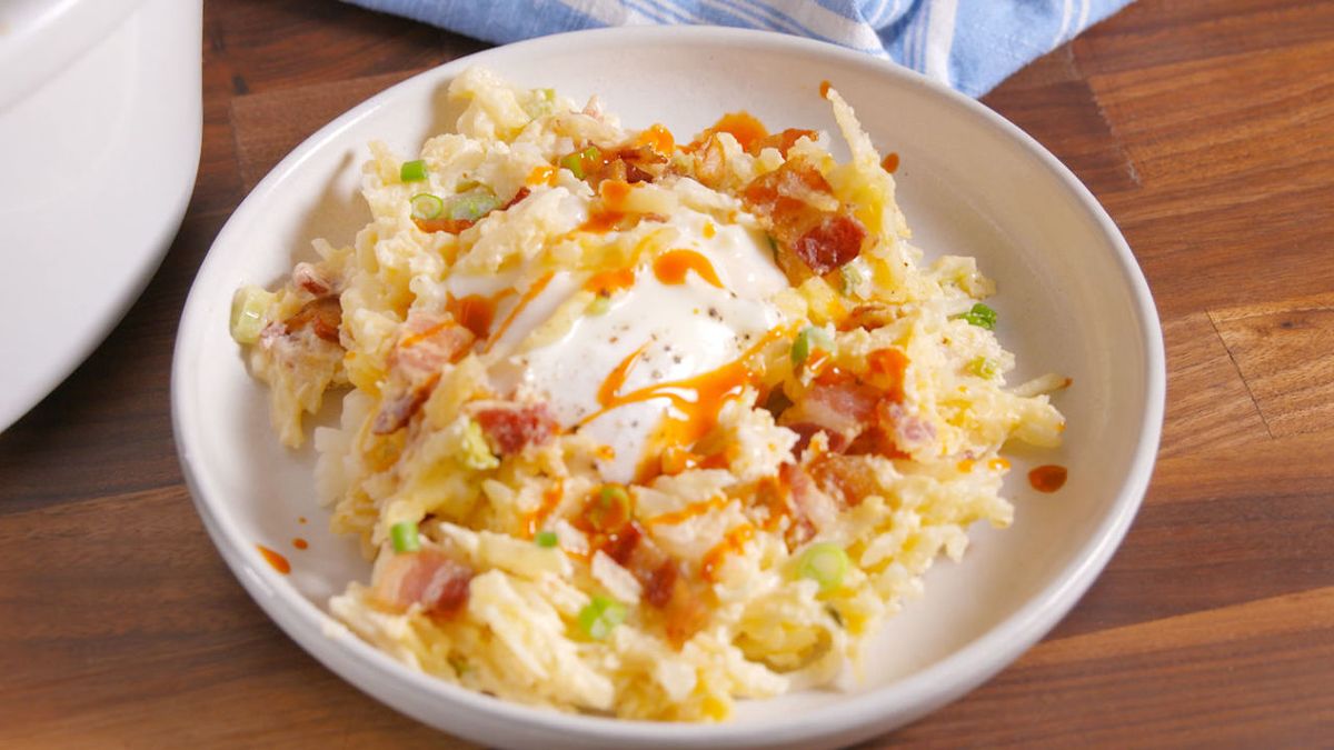 preview for Honor Brad's Wife with this Cracker Barrel Old Country Store-Inspired Slow-Cooker Hash Brown Casserole.