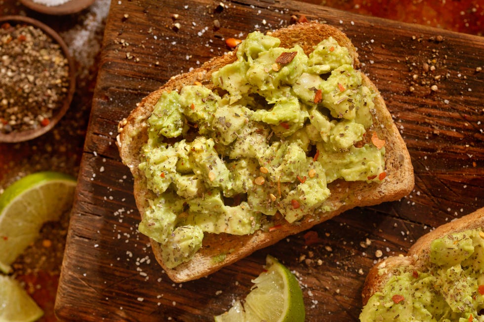 Dish, Food, Cuisine, Ingredient, Guacamole, Produce, Staple food, Toast, Finger food, Tostada, 