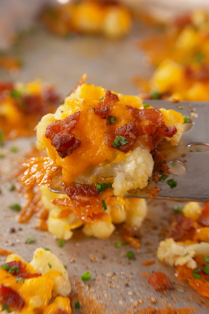 Loaded Cauliflower Bites