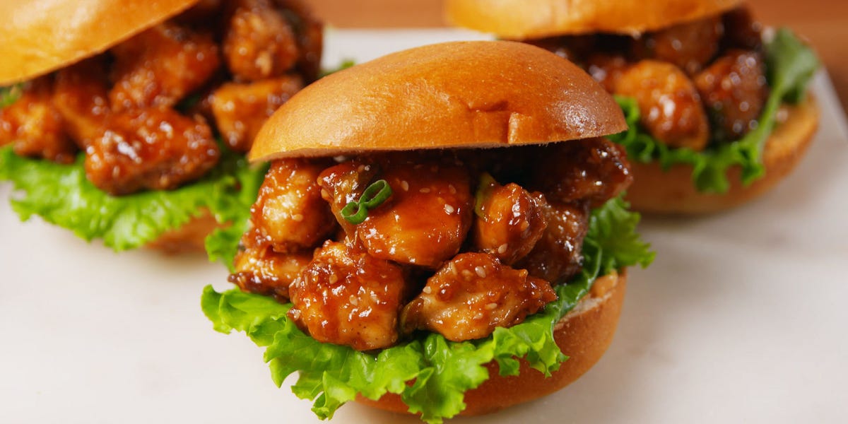 General Tso Chicken Sandwiches