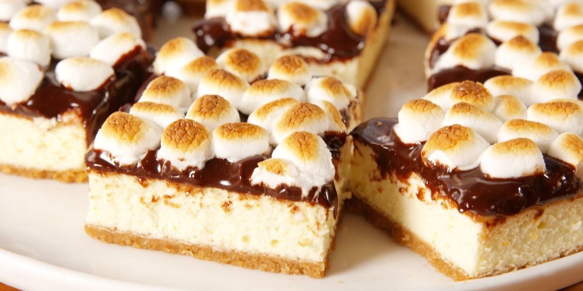 Best Smores Cheesecake Bars Recipe  How to Make Smores Cheesecake Bars