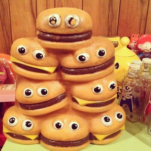 Vintage McDonald's Characters Hamburger Patch
