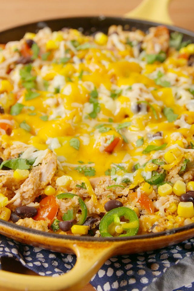 cheesy fiesta rice