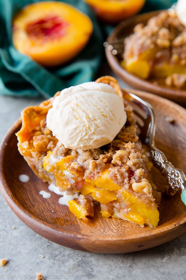 Dish, Food, Cuisine, Ingredient, Dessert, Crisp, Cobbler, Produce, Staple food, Peach, 