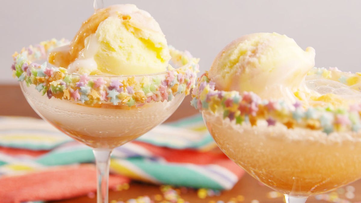 preview for Mimosa Floats Are The Most Colorful Way To Drink Champagne
