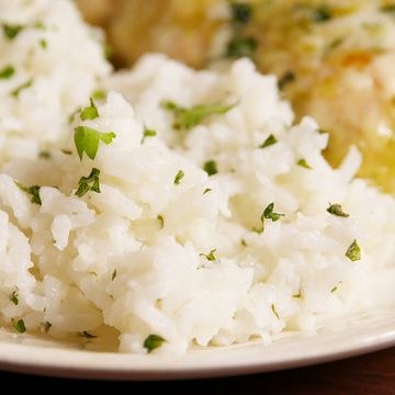 arroz con cilantro y lima