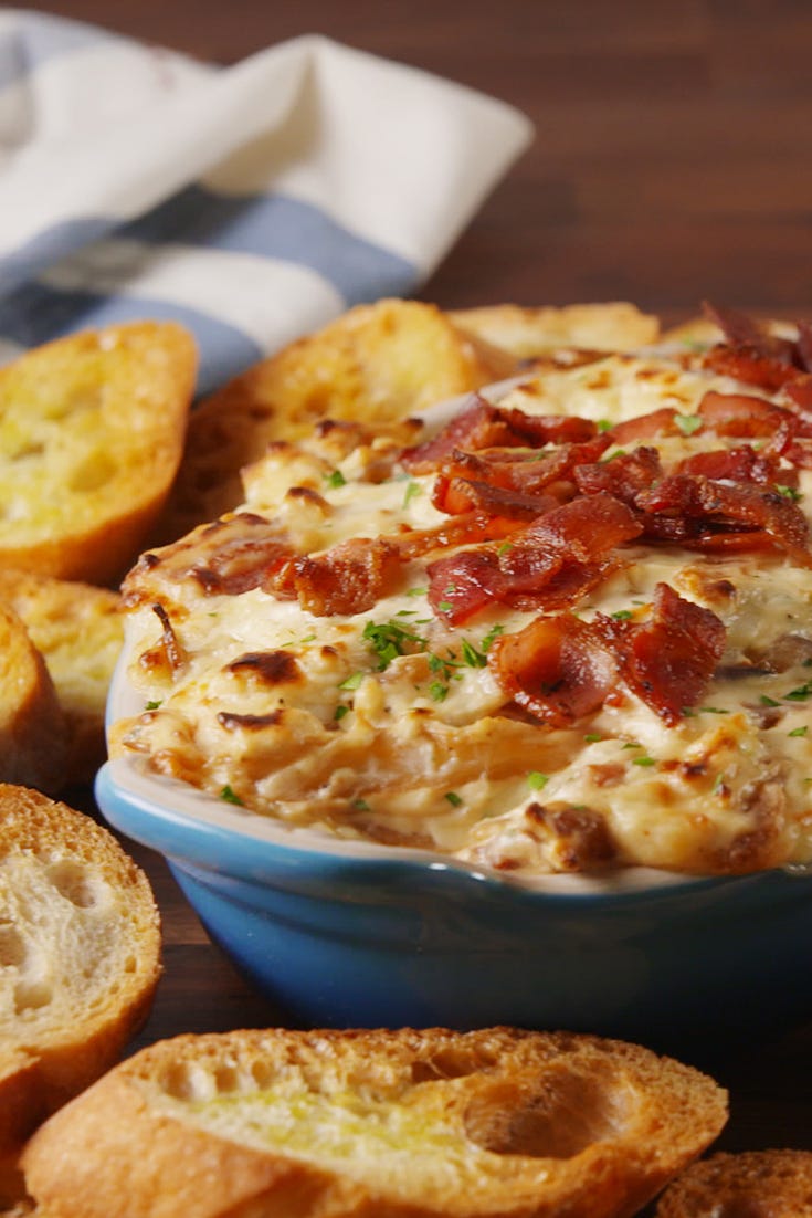 Cheesy Bacon Onion Dip