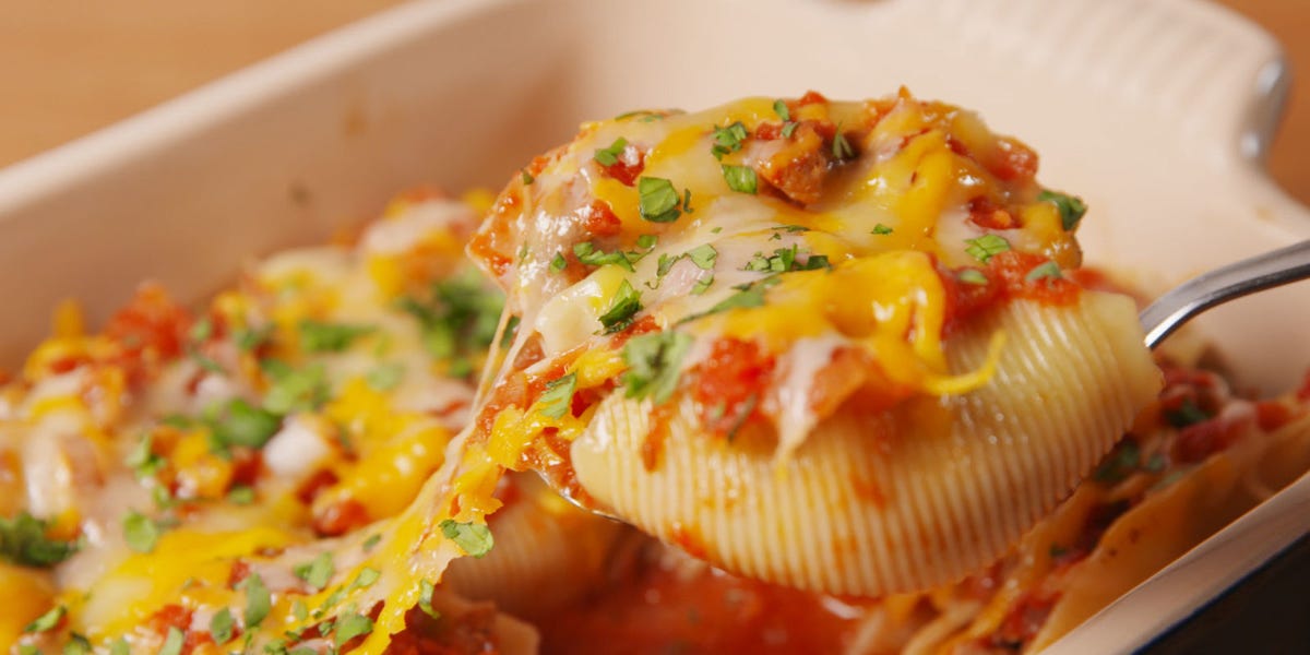Cheesy Taco Stuffed Shells