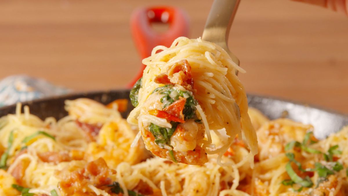 preview for This Bacon Shrimp Pasta Will Be Your New Favorite Meal