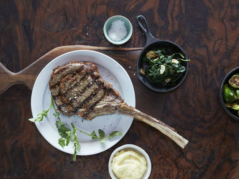 Norwegian Cruise Line tomahawk rib chop