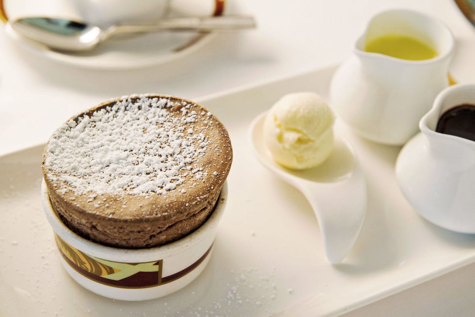 Disney Cruise Line chocolate soufflé