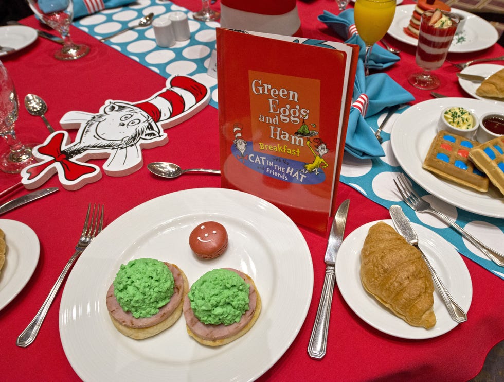 Carnival Cruise Line green eggs and ham