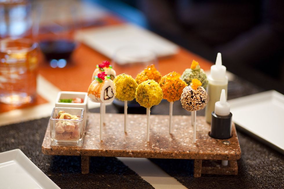 Celebrity Cruises Sushi Lollipops