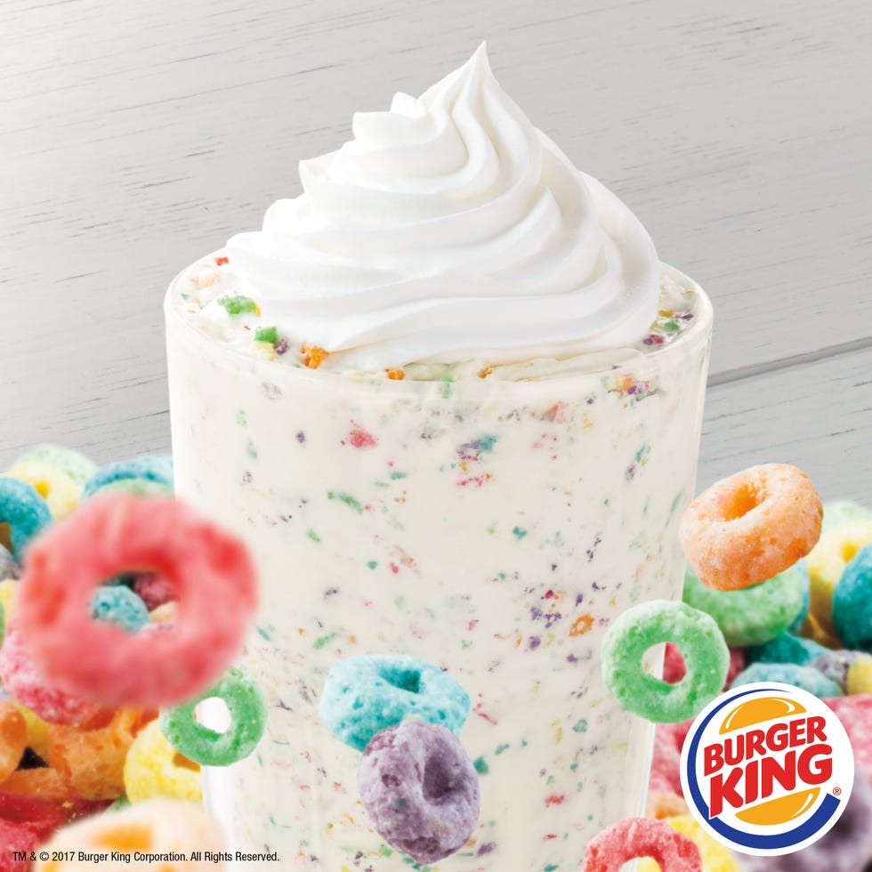 Burger King Froot Loops Milkshake