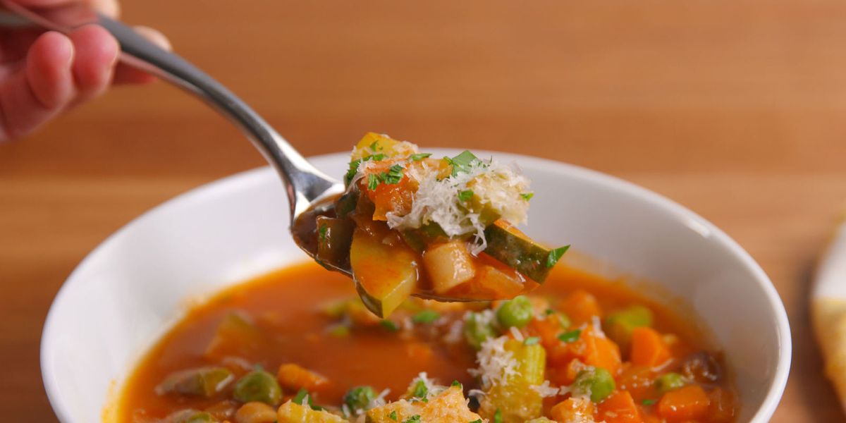 Best Spring Minestrone Soup Recipe - Delish