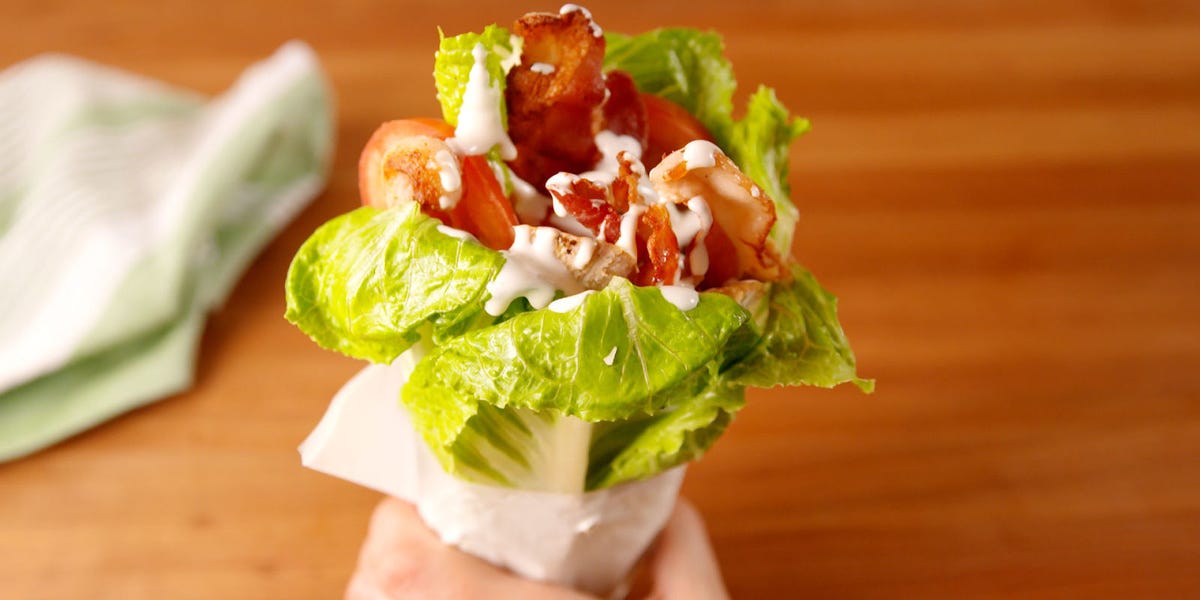 Chicken Bacon Ranch Lettuce Wrap
