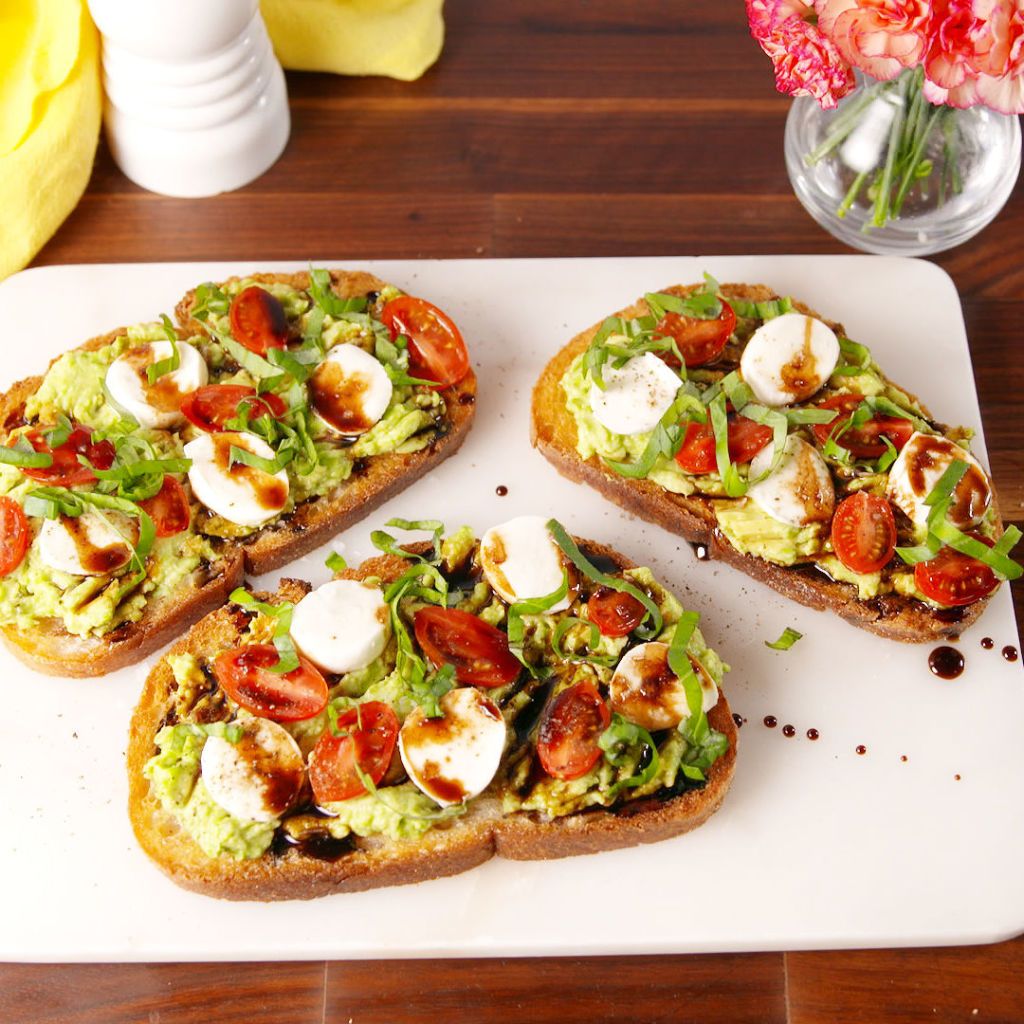 Caprese Avocado Toast