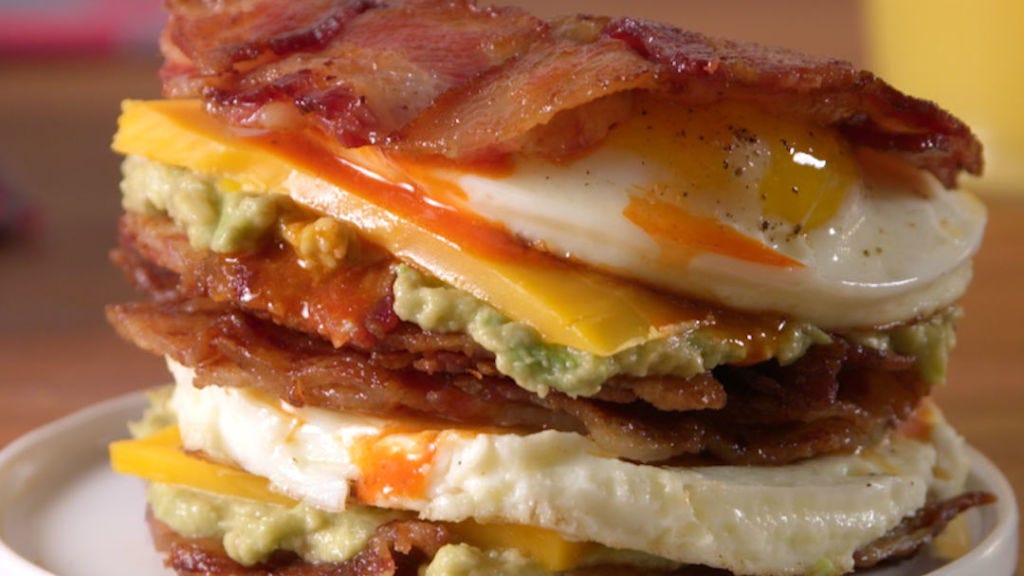 preview for Bacon Weave Breakfast Sandwich Is Super Satisfying