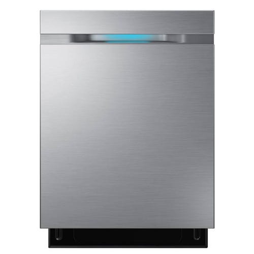 Samsung - WaterWall 24" Tall Tub Built-In Dishwasher - Stainless Steel