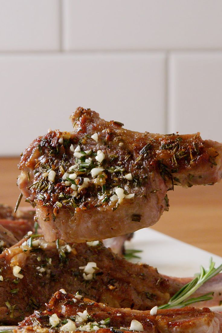 Garlicky Lamb Chops Vertical