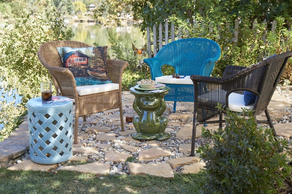 Backyard, Botany, Tree, Yard, Garden, Furniture, Table, House, Plant, Landscaping, 