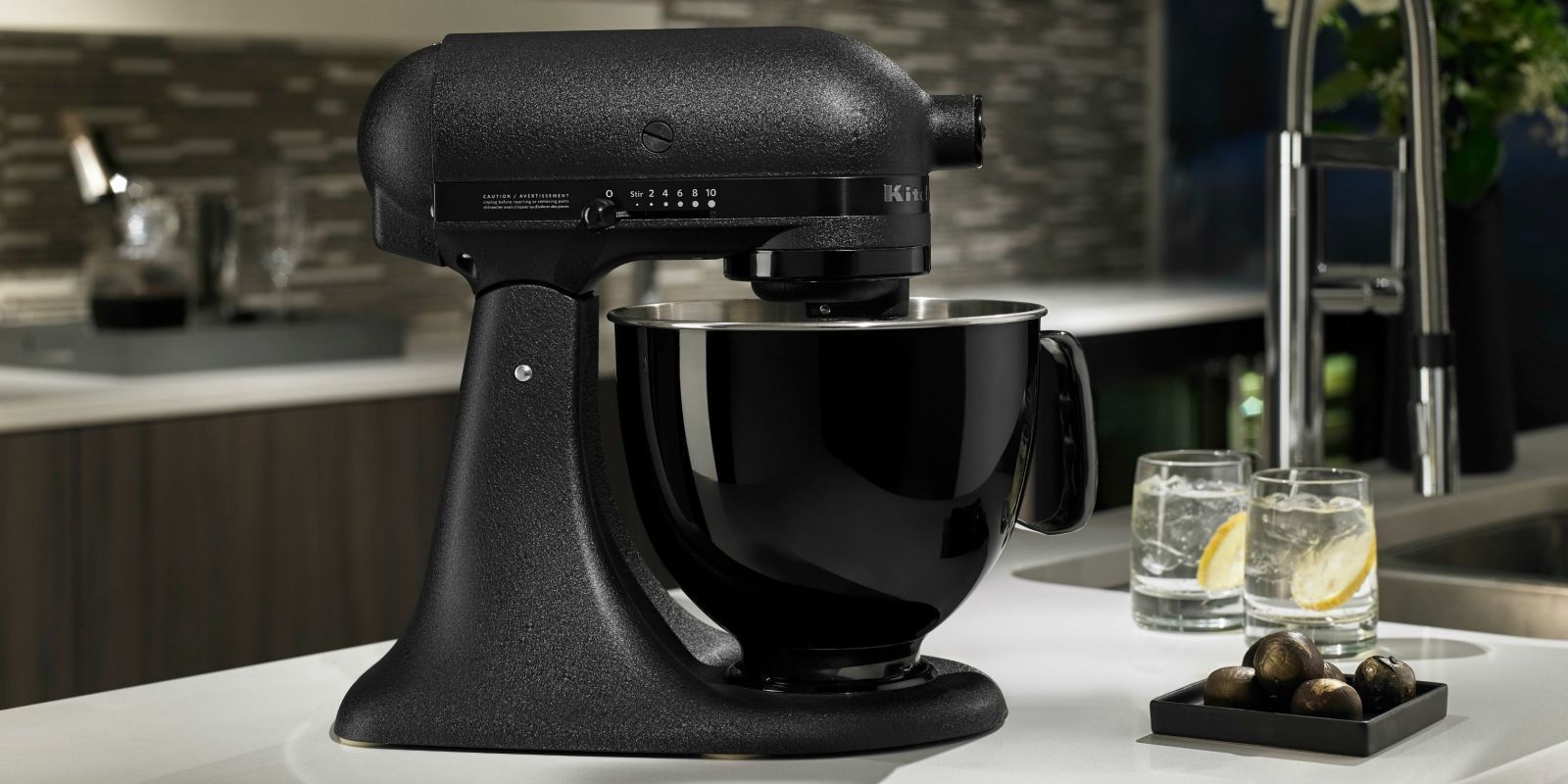 Imperial black shop kitchenaid mixer