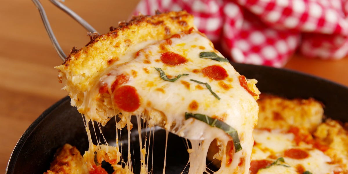 Deep Dish Cauliflower Pizza