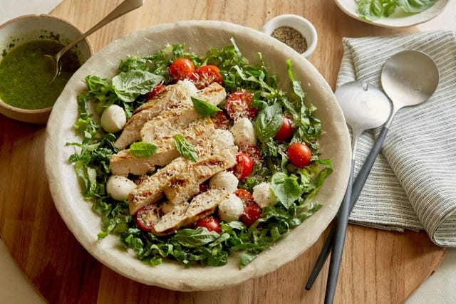 Chicken Caprese Salad Horizontal Chicken Caprese Salad Horizontal