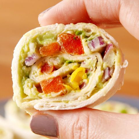 Making Chicken Avocado Roll-Ups Video — Chicken Avocado Roll-Ups How To ...