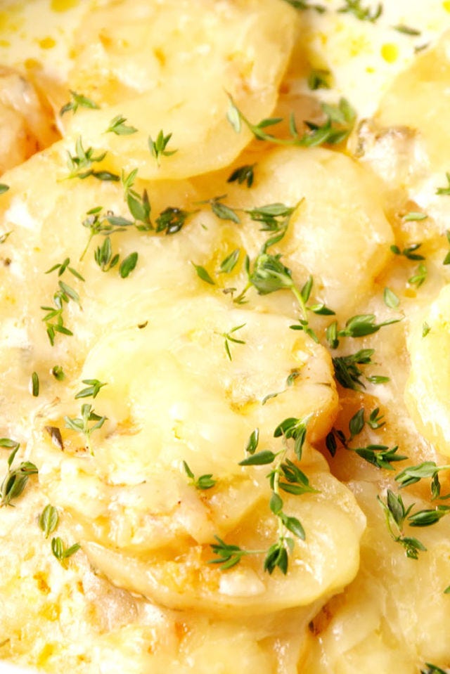 slow cooker scalloped potatoes