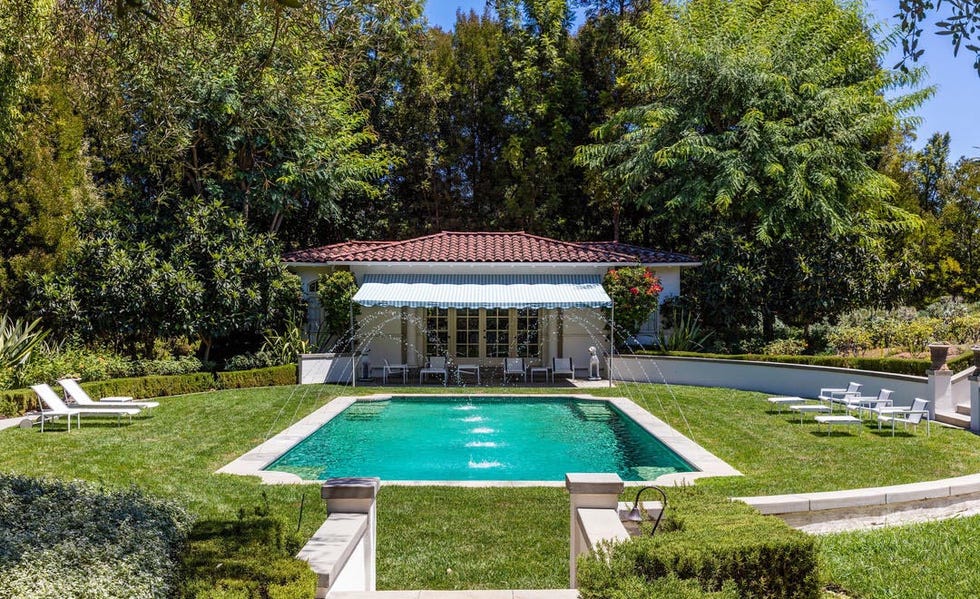 Grass, Plant, Swimming pool, Property, Garden, Shrub, Real estate, Lawn, Shade, Yard, 