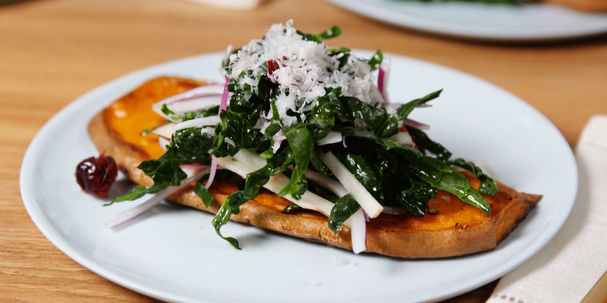 This Sweet Potato Kale Toast One-Ups Any Kale Salad
