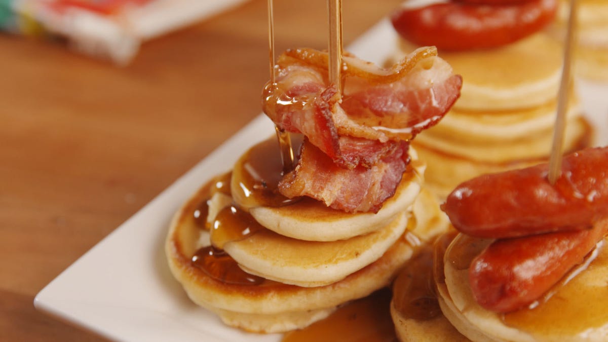 Video player poster image preview for Mini Pancake Stacks