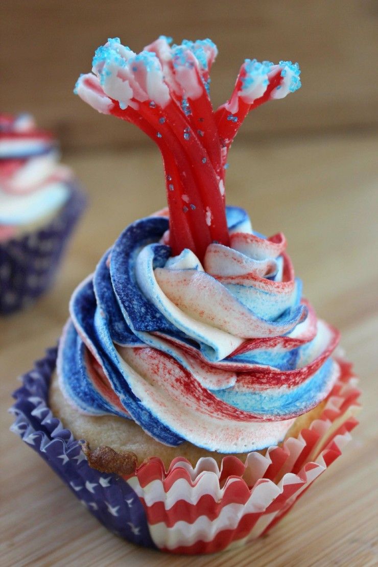 12 Best 4th Of July Cupcake Ideas - Easy Recipes for Fourth Of July ...