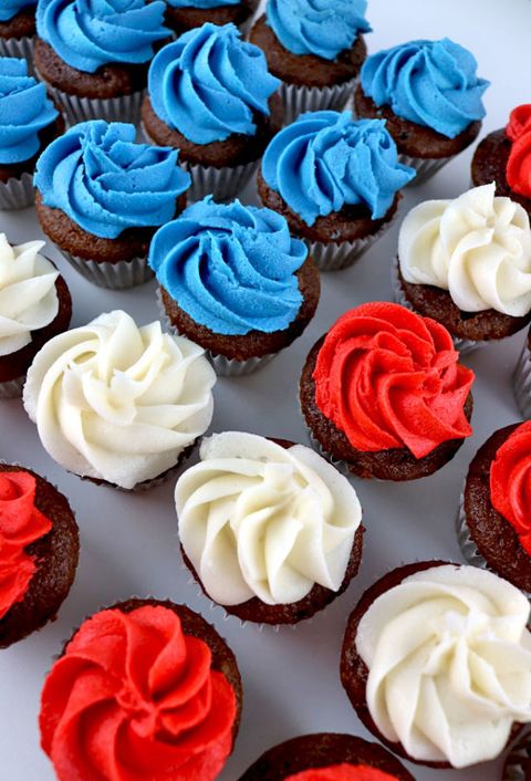 15+ Best 4th Of July Cupcake Ideas - Easy Recipes for Fourth Of July ...