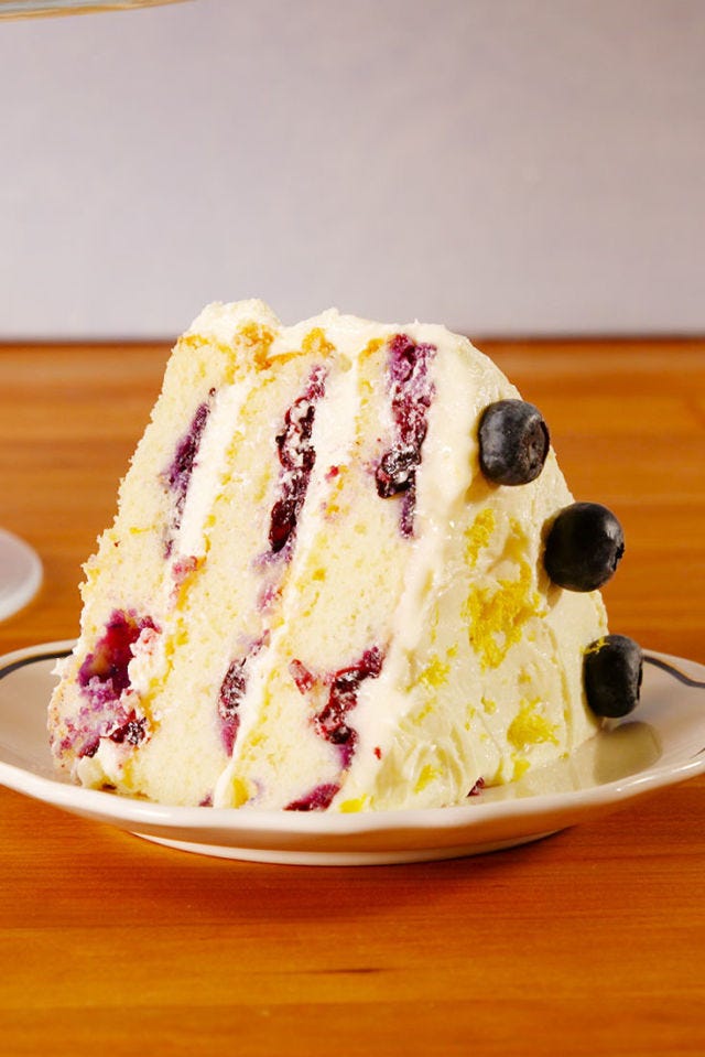 lemon blueberry cake