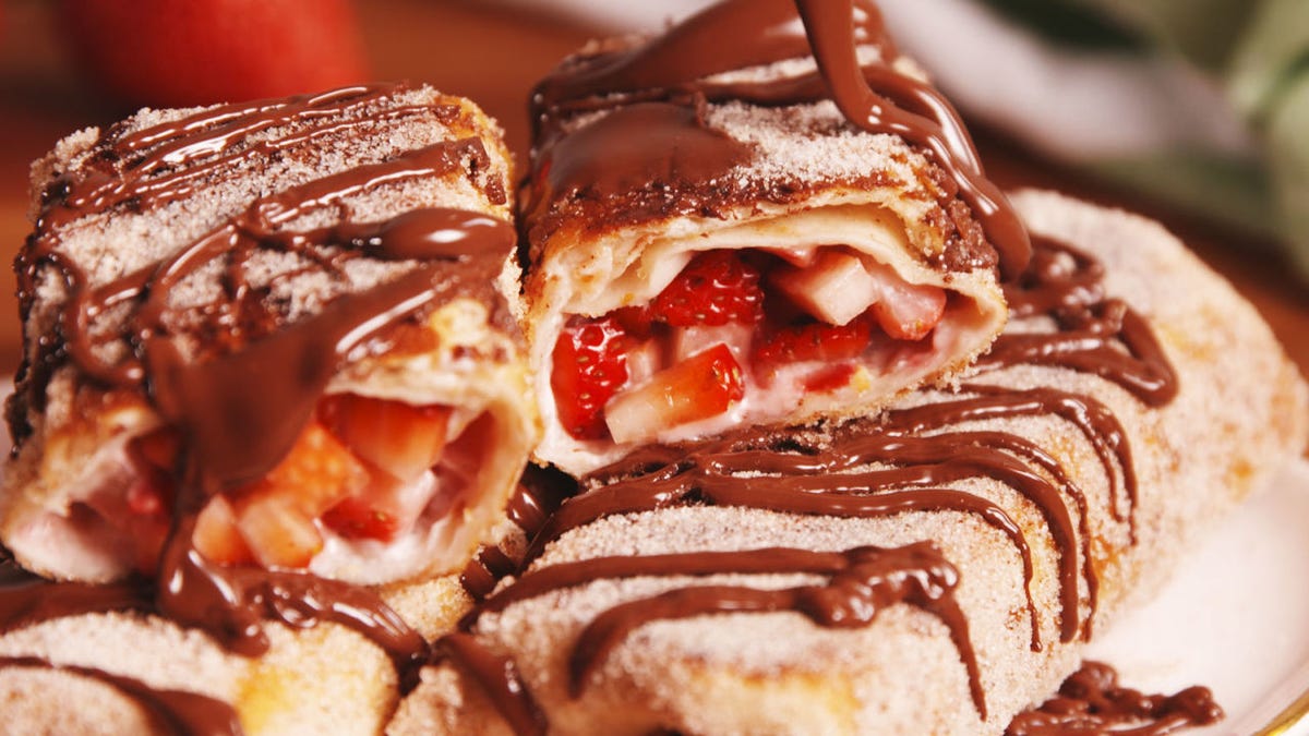 preview for Strawberry Cheesecake Chimichangas