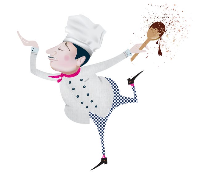 Illustration, Cartoon, Chef, Art, Fashion illustration, Cook, 