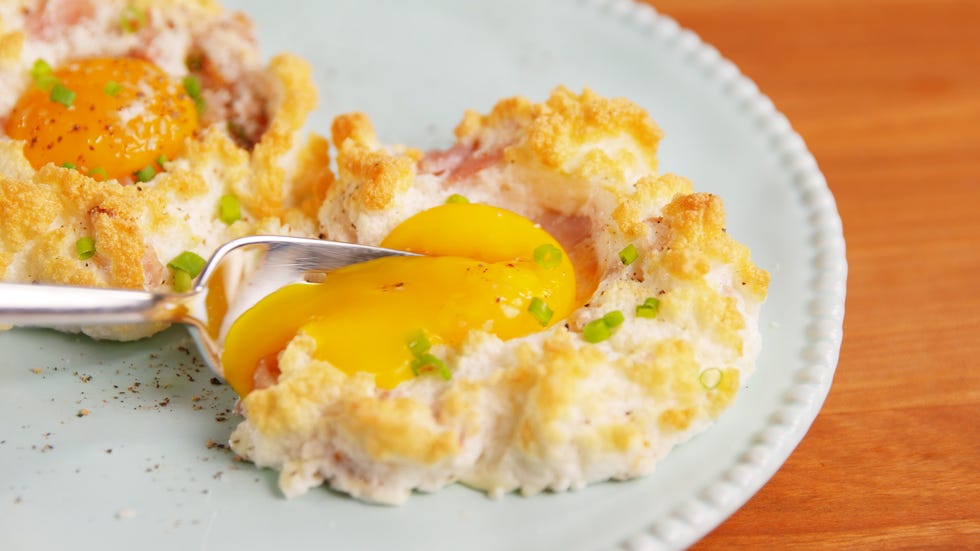 Cloud Eggs Horizontal Cut