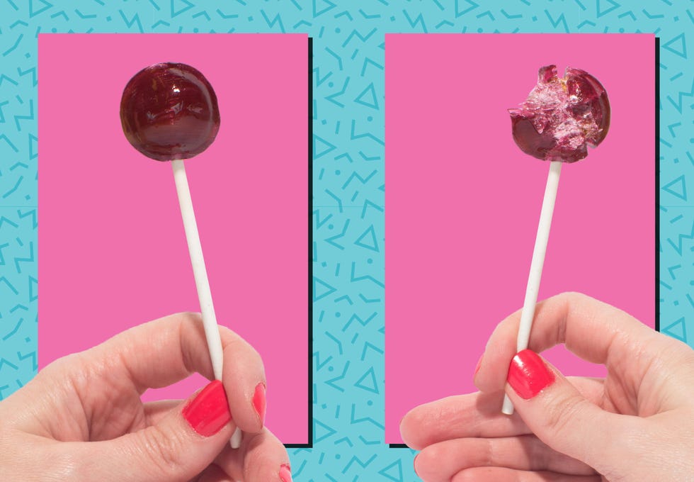 Lollipop, Pink, Confectionery, Candy, Material property, Magenta, Food, 
